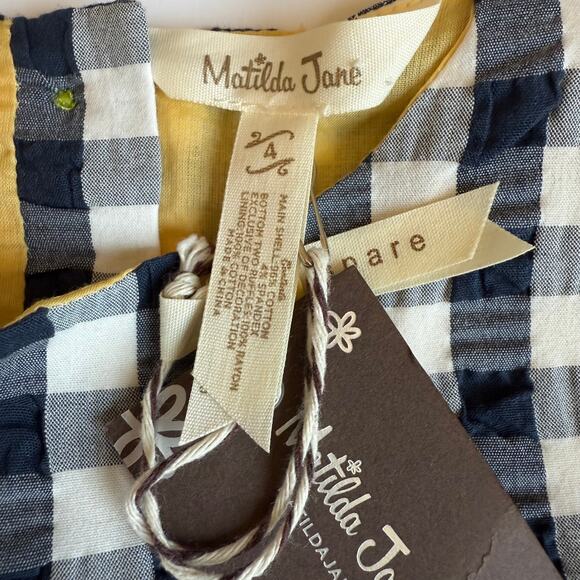 NEW Matilda Jane Gingham and Giggles Textured Dress - Picture 10 of 14